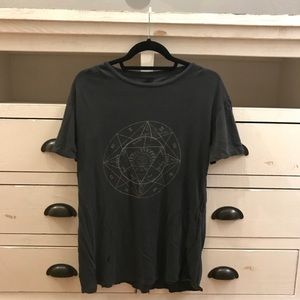 Rare brandy top with light distressing